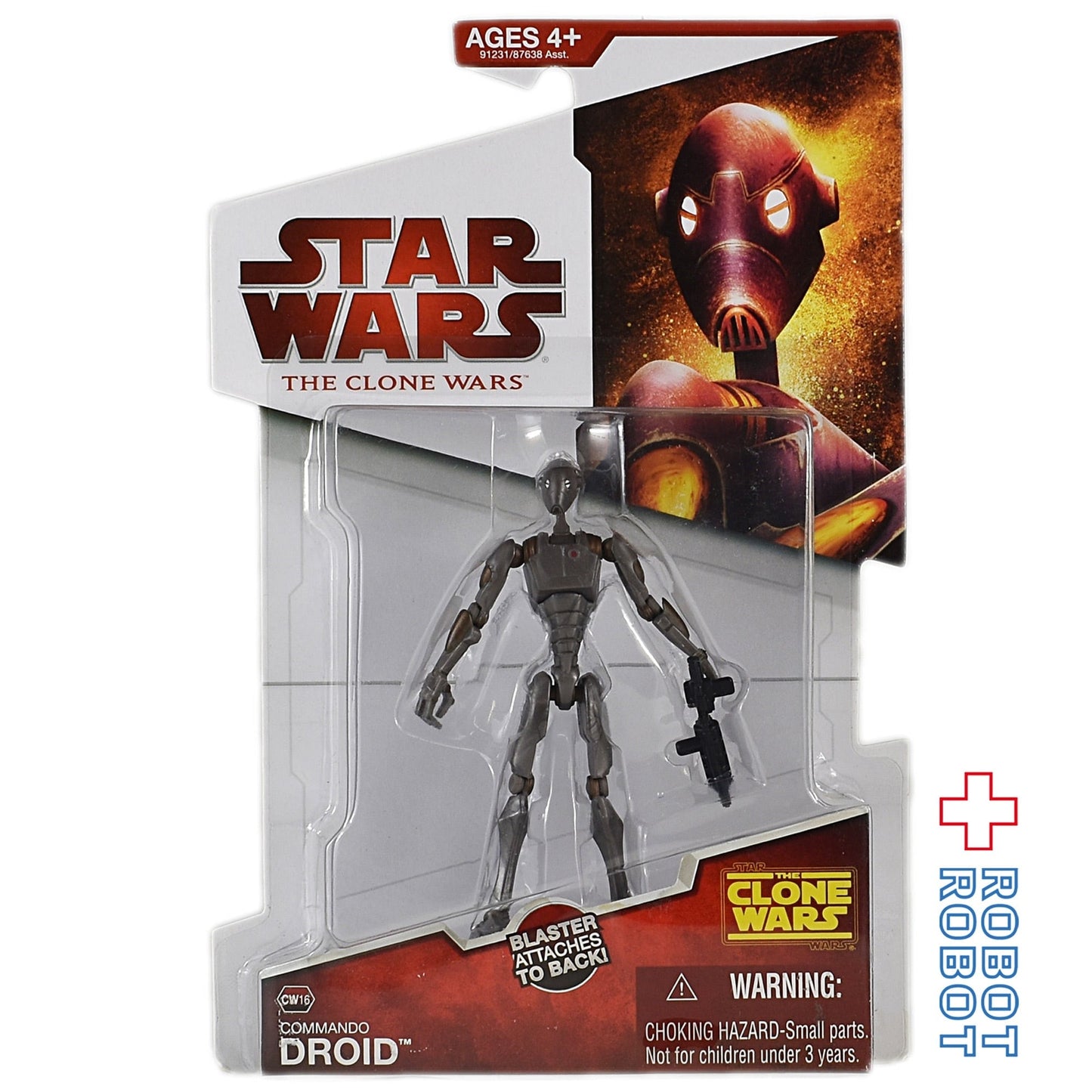 スター・ウォーズ CW2009 CW16 コマンドー・ドロイド クローン・ウォーズ 3.75インチ アクションフィギュア 未開封 US