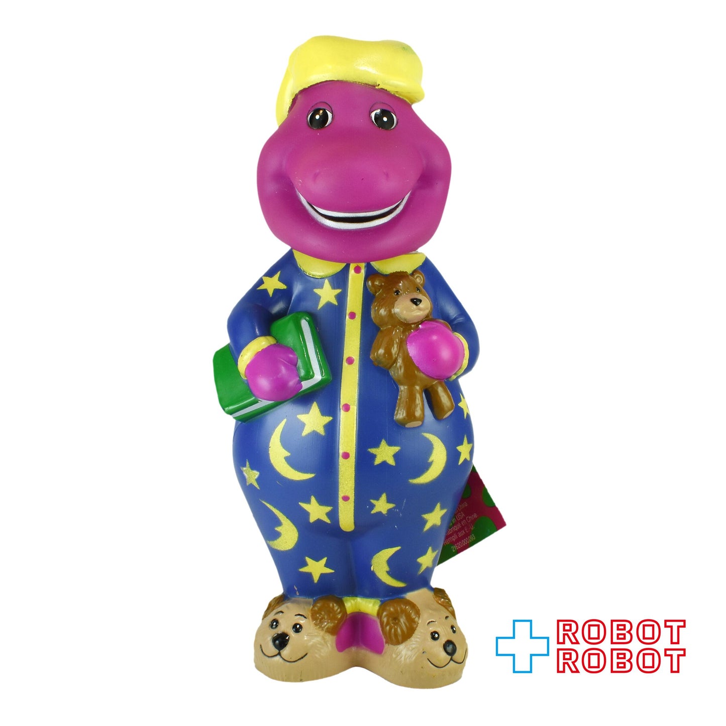 紫の恐竜バーニー 青パジャマ バブルバス シャンプーボトル ソーキー 紙タグ付き ※難あり