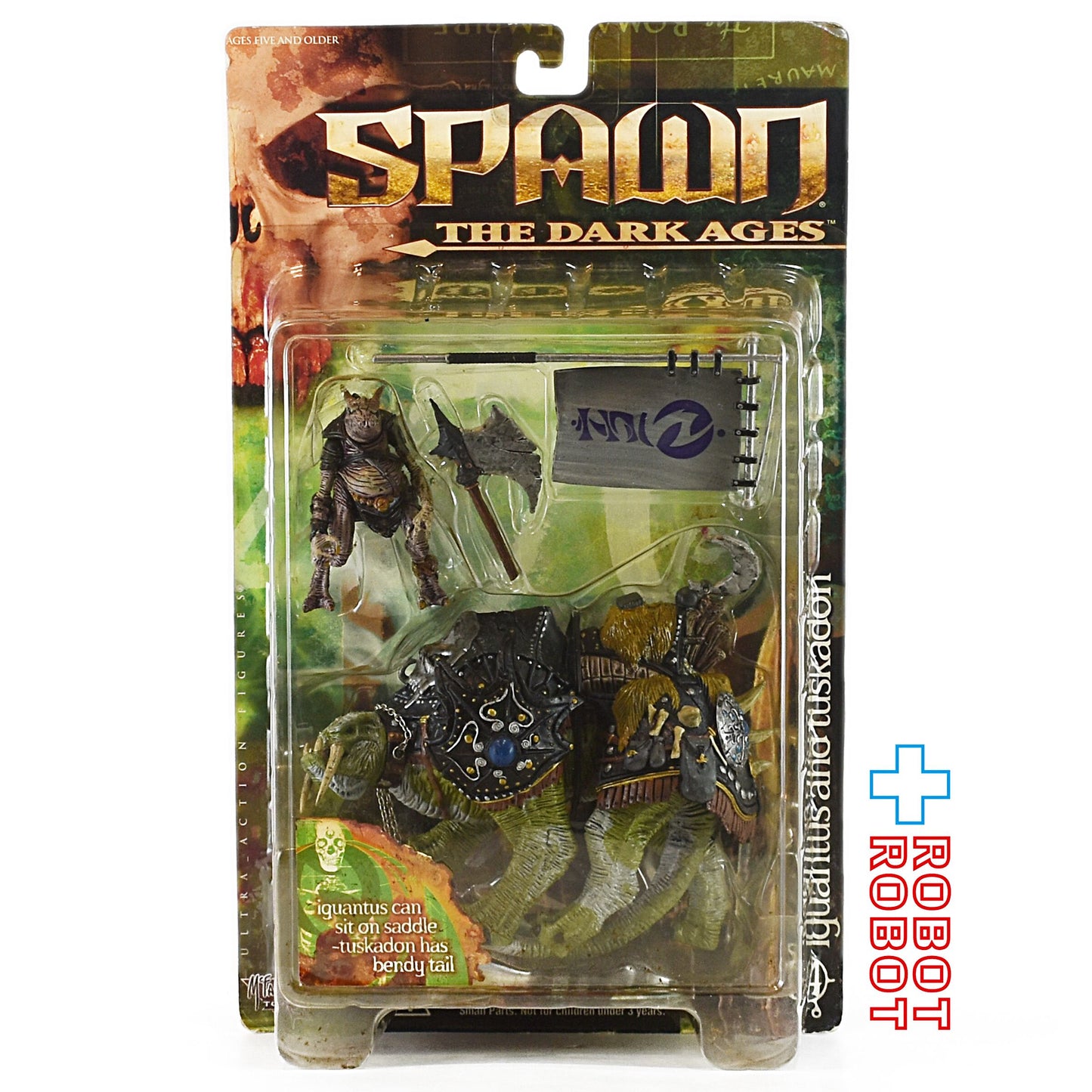 マクファーレン・トイズ スポーン シリーズ14 イグアンタス＆タスカドン (リペイント) / ダークエイジ アクションフィギュア 未開封