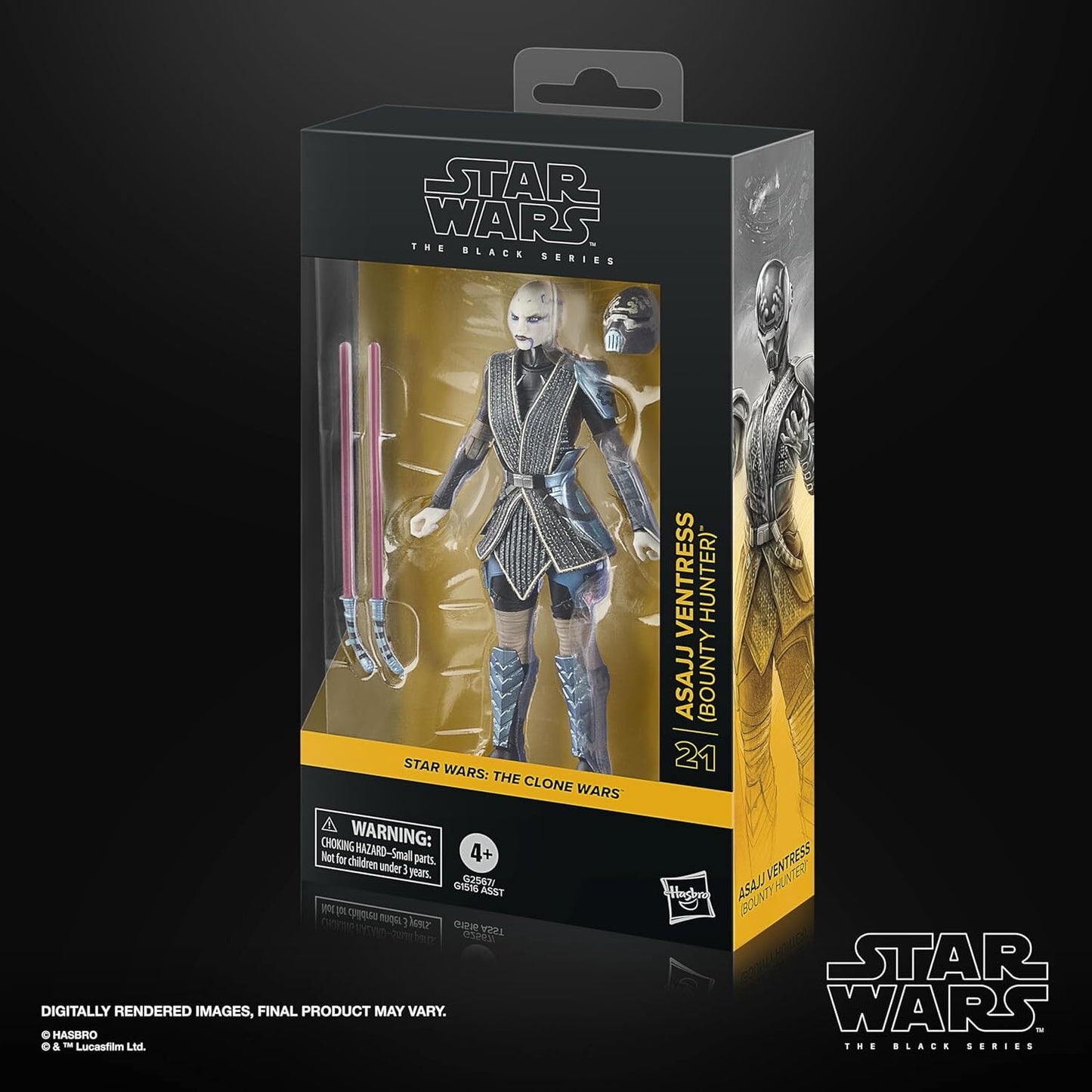 スター・ウォーズ ブラックシリーズ #CW21 アサージ・ヴェントレス(バウンティハンター) [クローン・ウォーズ] 6インチ アクションフィギュア 国内版 未開封