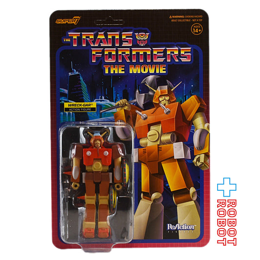 ⚫️リ・アクション 超ロボット生命体トランスフォーマー ウェーブ6 レックガー G1 4インチ アクションフィギュア (スーパー7) 未開封１号店商品