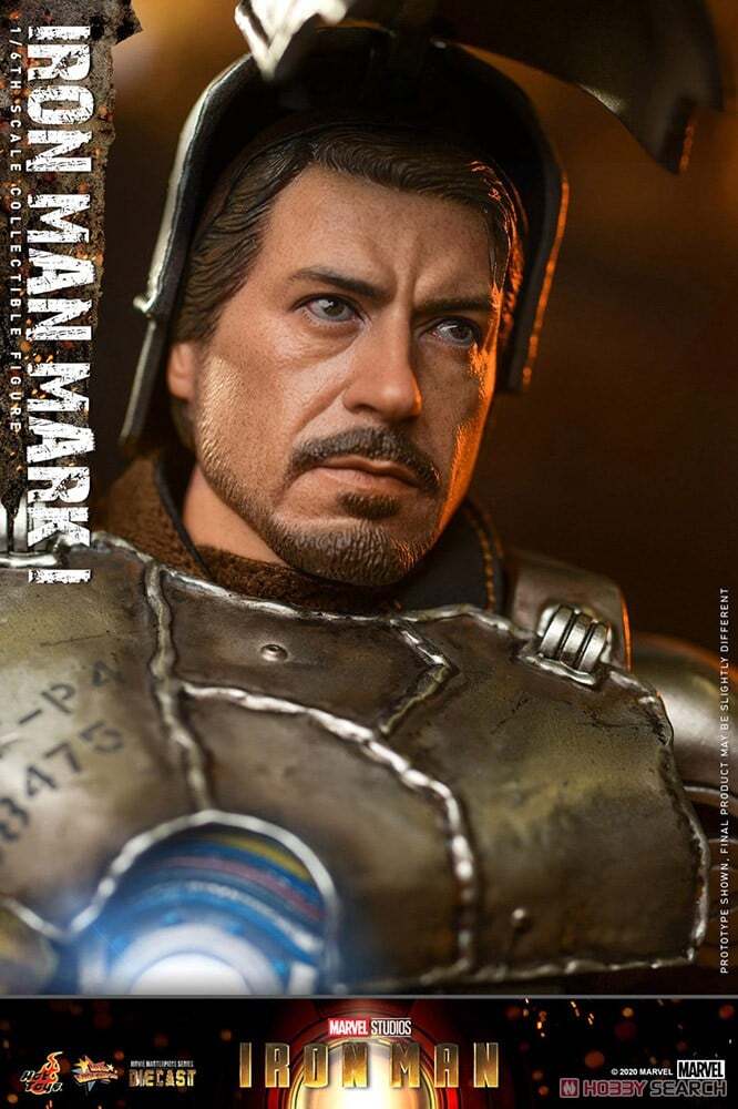 欠品あり：ホットトイズ ムービー・マスターピース MMS168 アイアンマン / アイアンマン マーク1 (2.0) 1/6 アクションフィギュア 開封箱入