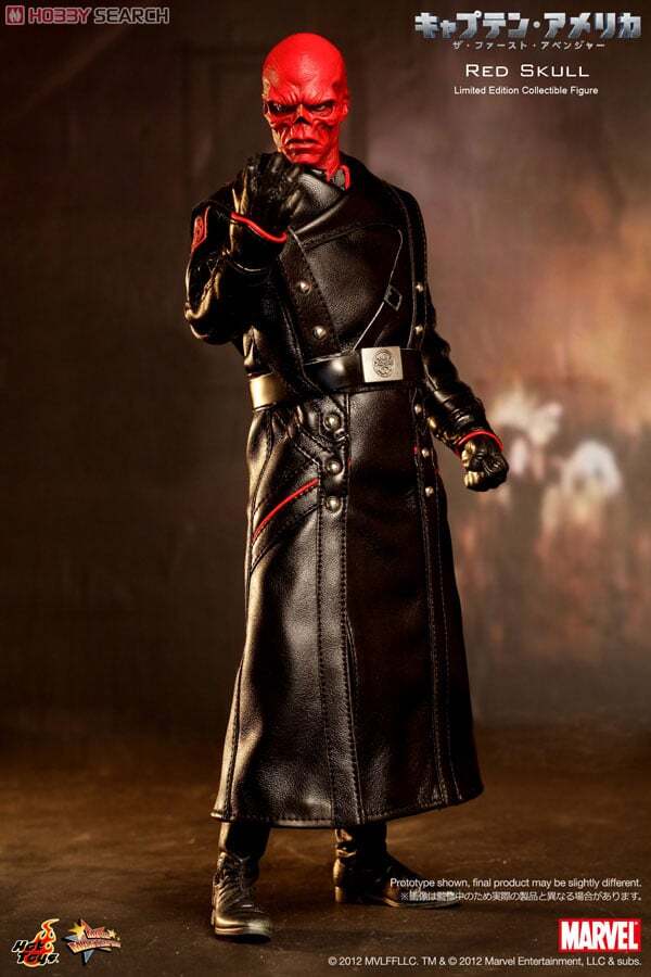 欠品あり：ホットトイズ ムービー・マスターピース MMS167 キャプテン・アメリカ / ザ・ファースト・アベンジャー レッド・スカル 1/6 アクションフィギュア 開封箱入
