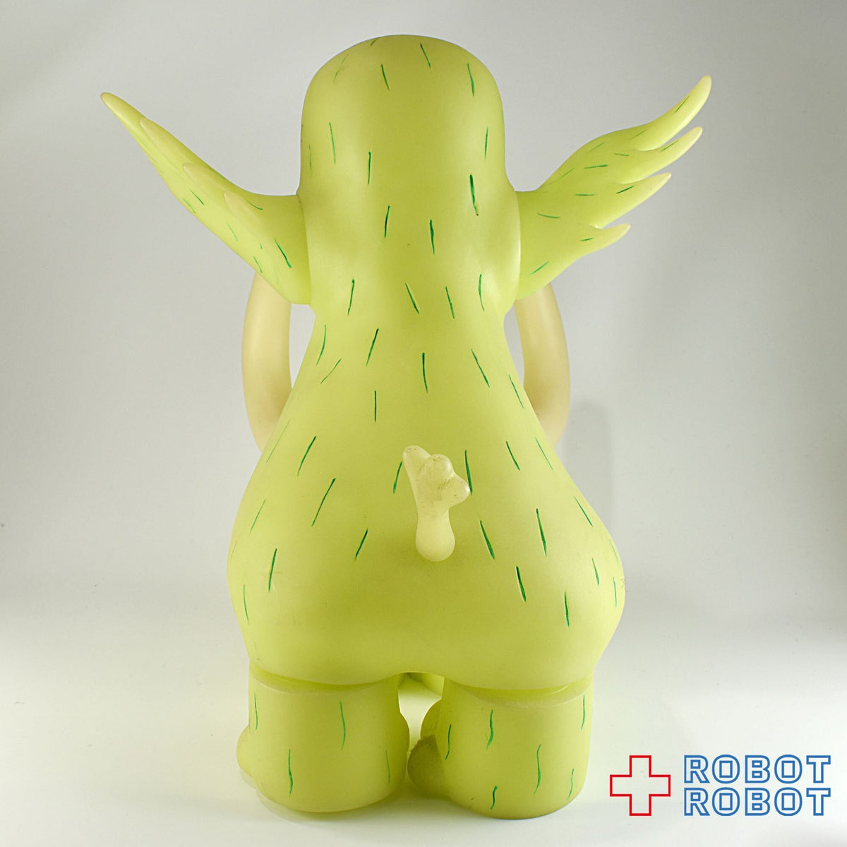 フューチャートーイ ギャートルズ マンモス マンモ ソフビ 緑蓄光 紙タグ付