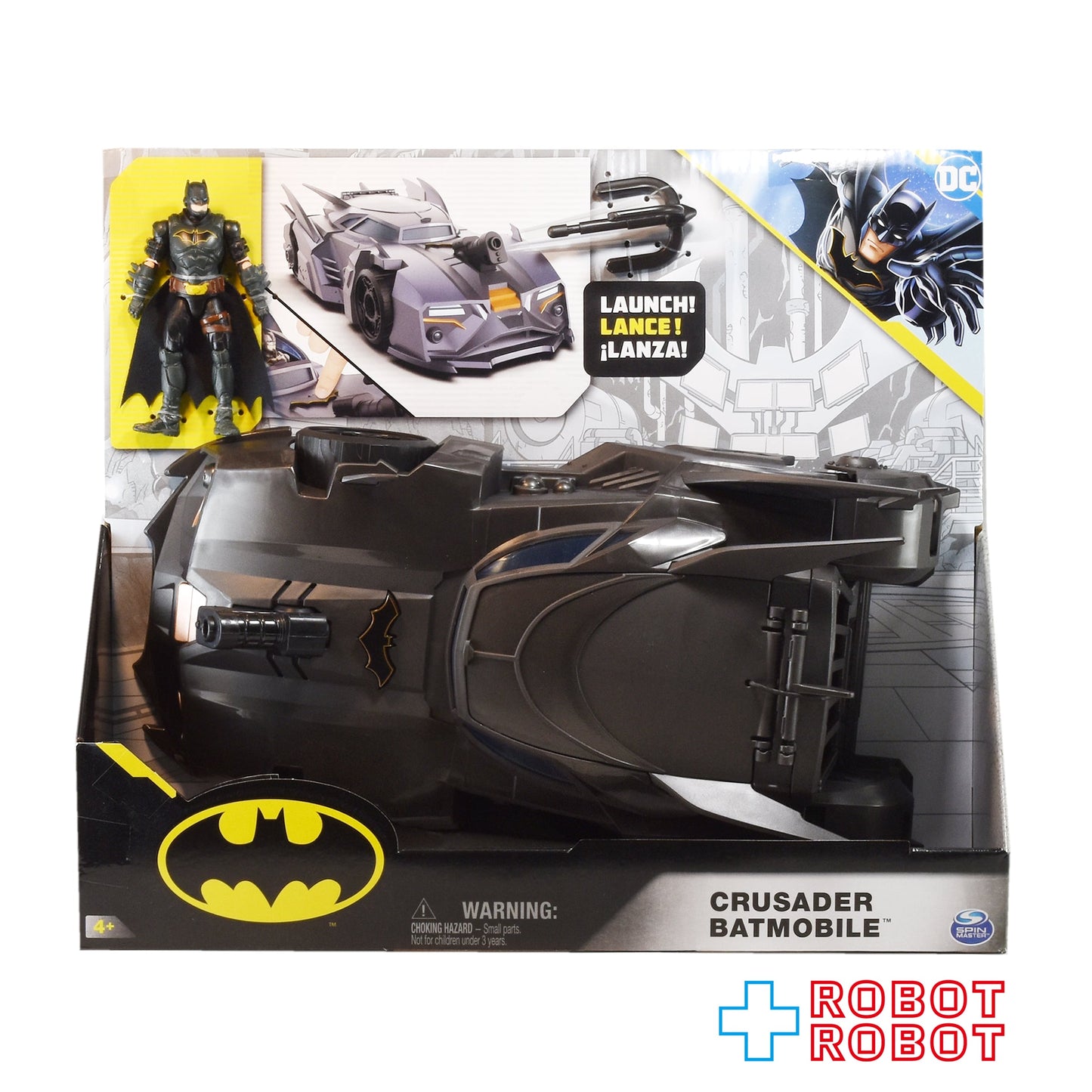 スピンマスター バットマン クルセイダー バットモービル & バットマン アクションフィギュア 未開封