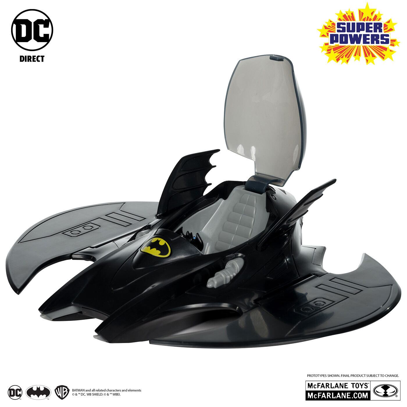 マクファーレン・トイズ DCダイレクト DCスーパーパワーズ バットマン & バットウィング & ワーリーバット 4インチ ビークル 国内版 未開封