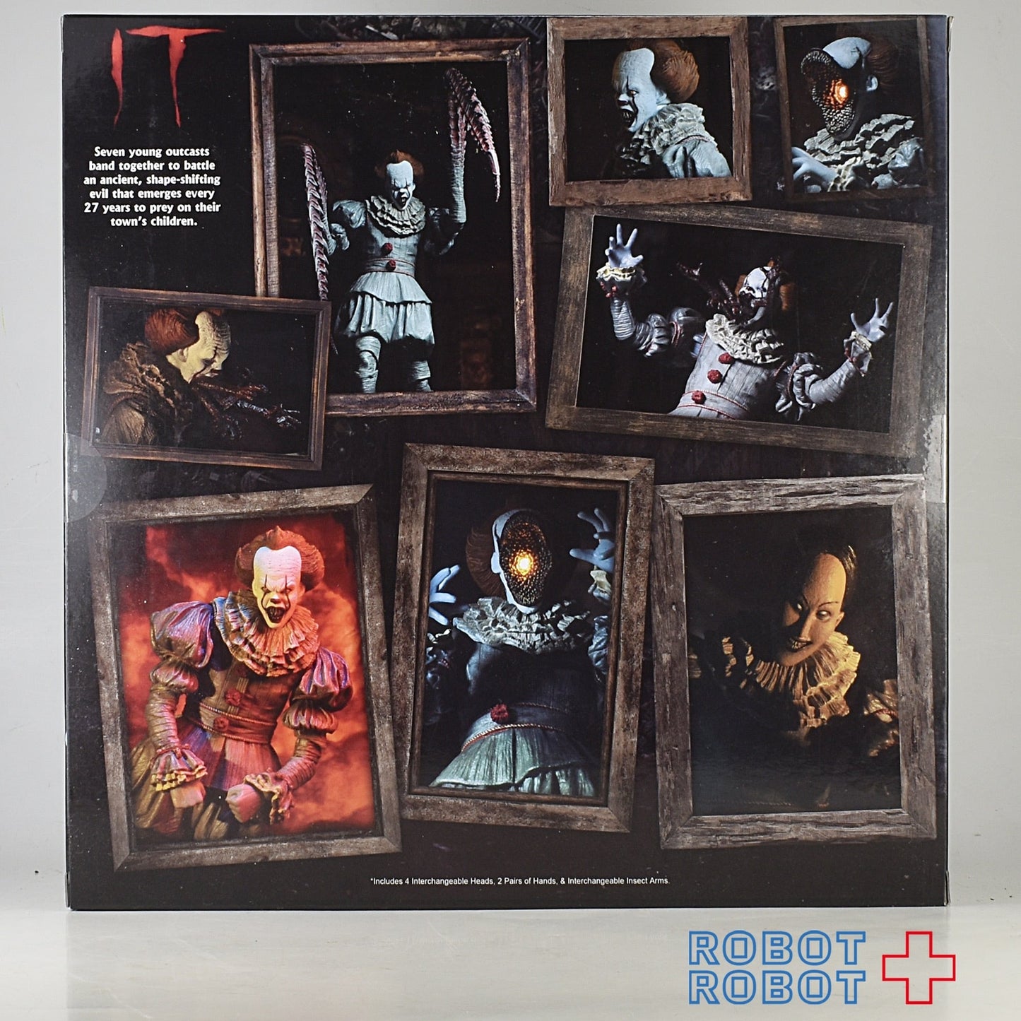 ネカ IT イット それが見えたら、終わり。 ペニーワイズ ダンシング・クラウンVer. アルティメット 7インチ アクションフィギュア 未開封