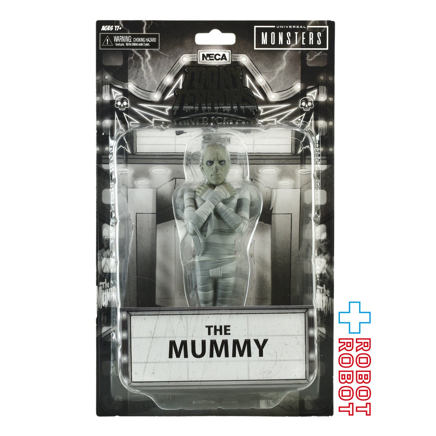 ネカ トゥーニーテラーズ スタイライズド ユニバーサルモンスターズ ミイラ男 シルバースクリーン Ver. 6インチ アクションフィギュア 未開封