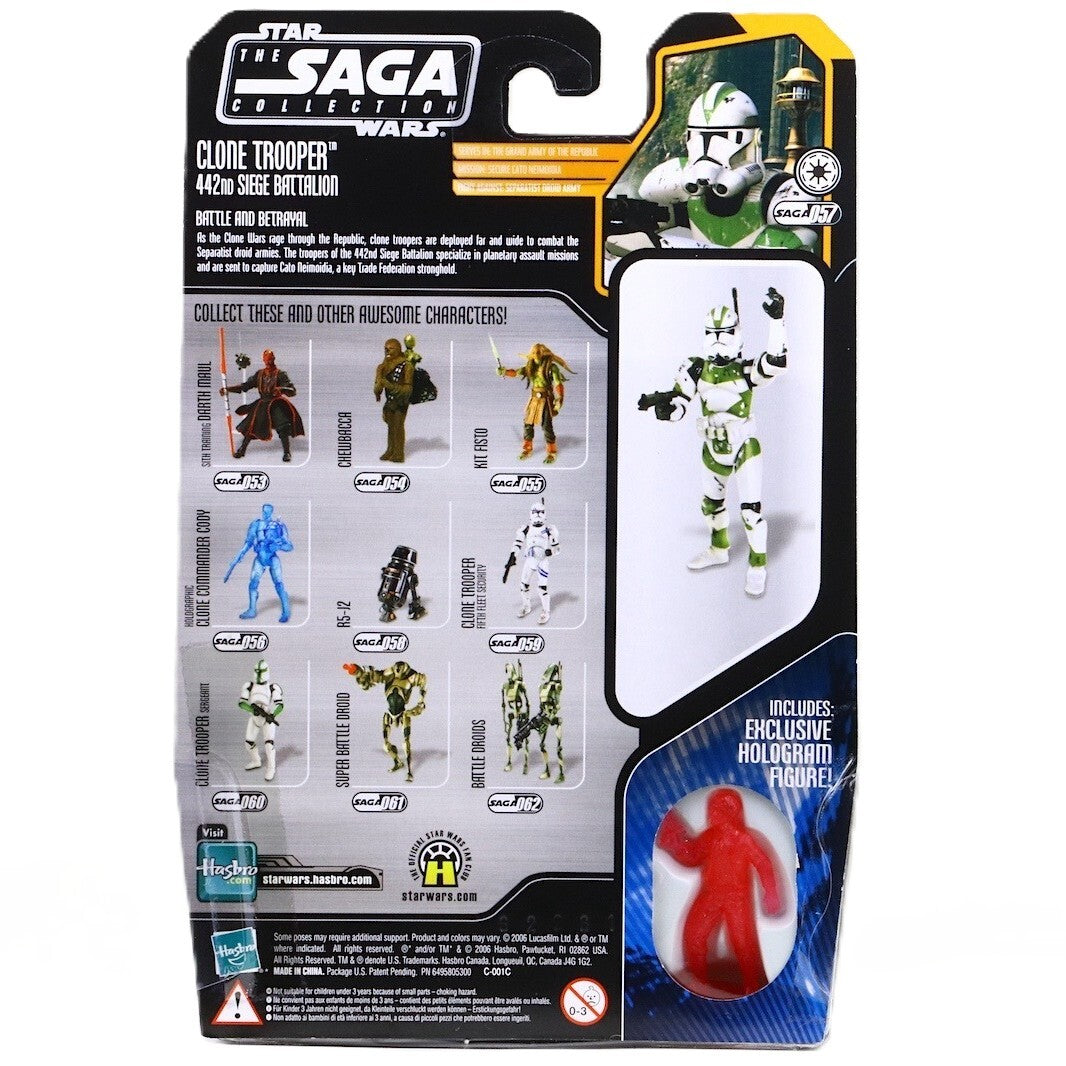 スター・ウォーズ SAGAコレクション 057 クローン・トルーパー 第442包囲大隊バタリオン [ROTS] 3.75インチ アクションフィギュア 未開封