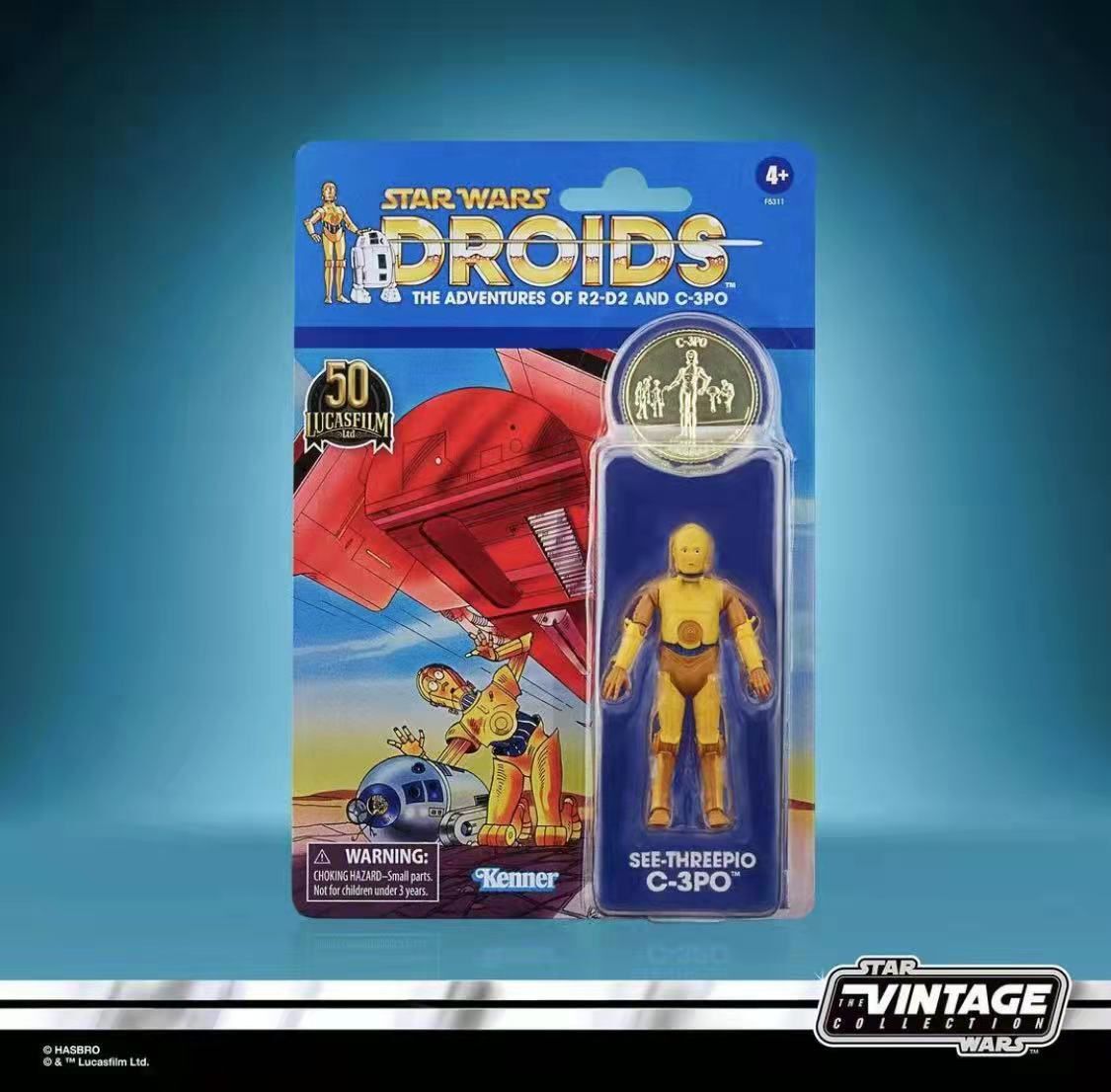 スター・ウォーズ C-3PO [ドロイド・インスパイア] ルーカスフィルム 50th アニバーサリー ヴィンテージコレクション 3.75インチ アクションフィギュア 未開封
