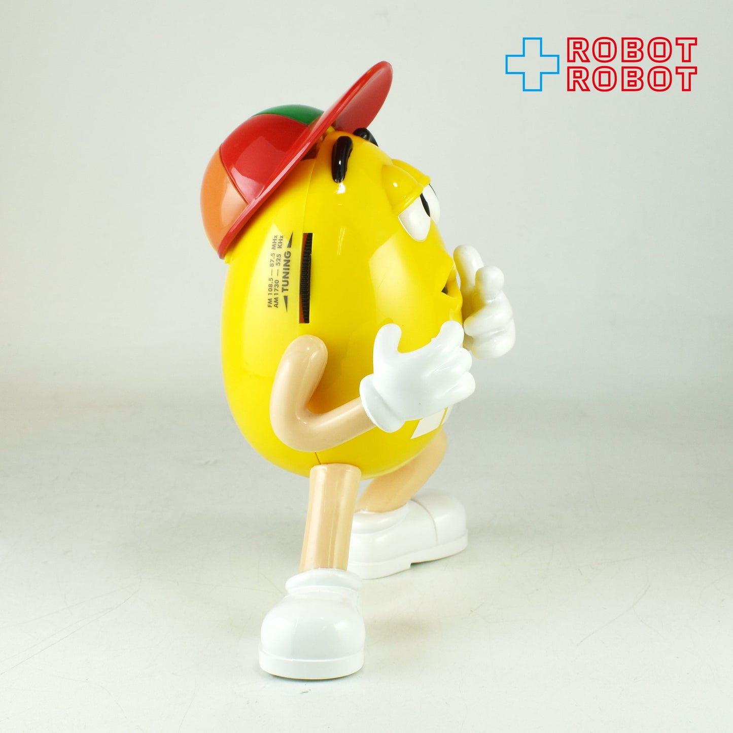 M&M's エムアンドエムズ コレクターシリーズ イエロー キャラクターラジオ フィギュア ヘッドフォン 箱付き
