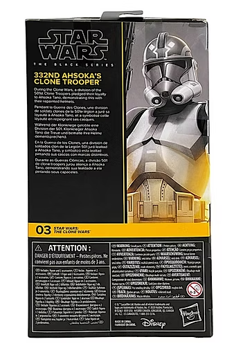 スター・ウォーズ ブラックシリーズ #CW03 第332中隊 アソーカズ・クローントルーパー [クローン・ウォーズ] 6インチフィギュア