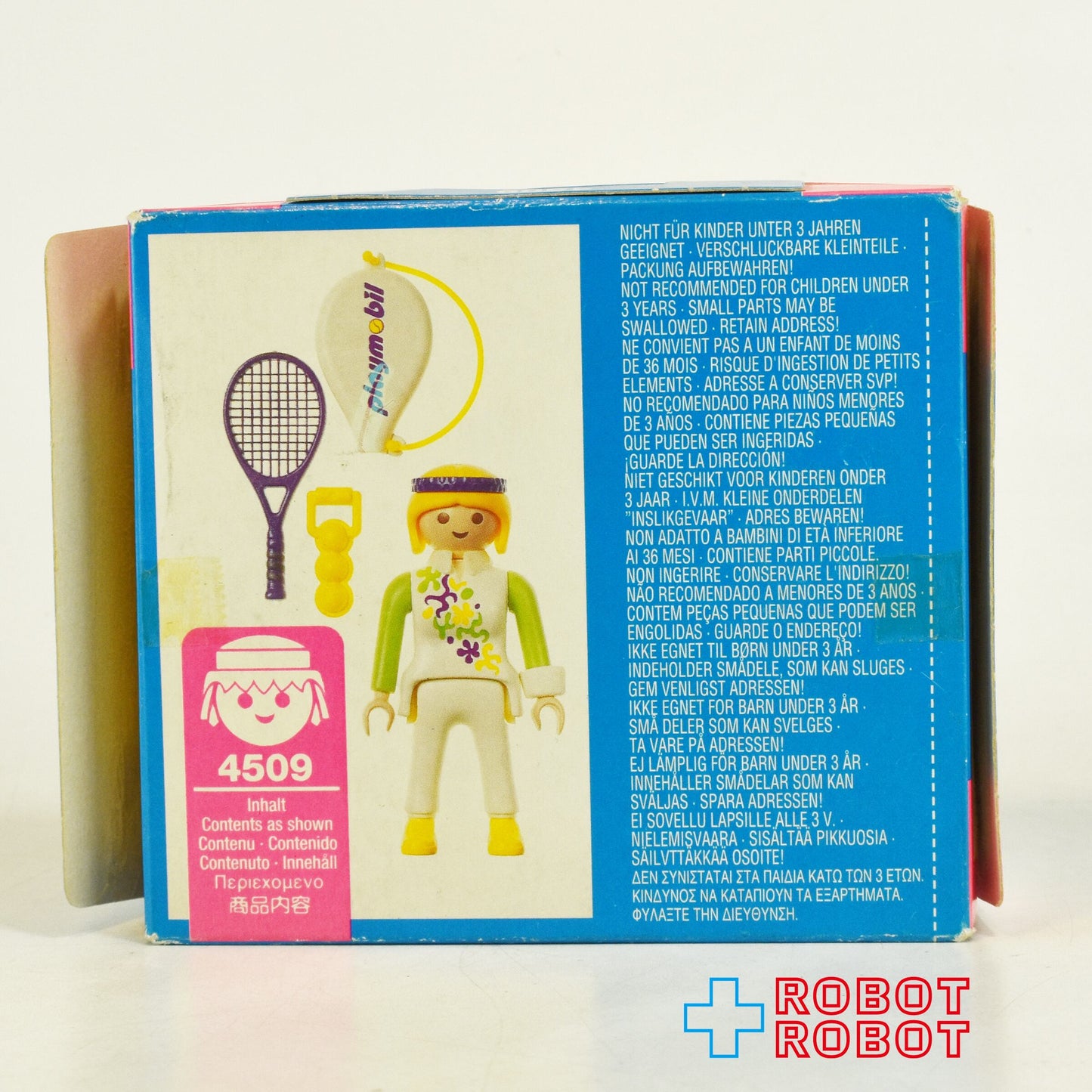 プレイモービル 4509 スペシャル テニスプレイヤー 箱入開封