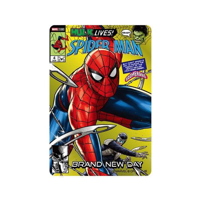 マーベル スパイダーマン : ブランド・ニュー・デイ メタリックカードコレクション 全12種 未開封