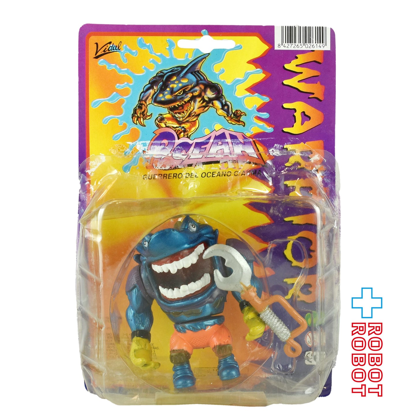 オーシャンウォリアー KOストリートシャークス リップスター アクションフィギュア パッケージ付き - ROBOTROBOT