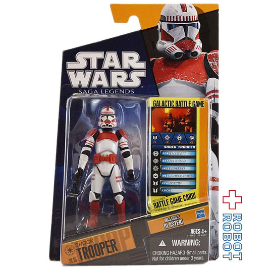 スター・ウォーズ SL2010 SL15 ショック トルーパー (ブラスター付属ver) サーガ・レジェンズ 3.75インチ アクションフィギュア US版 未開封