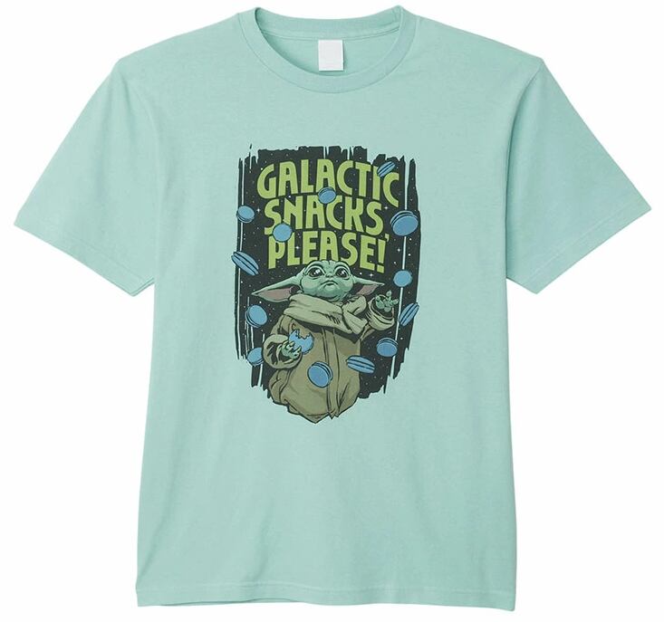 ディズニー スター・ウォーズ マンダロリアン グローグー マカロン キャラクタープリントTシャツ