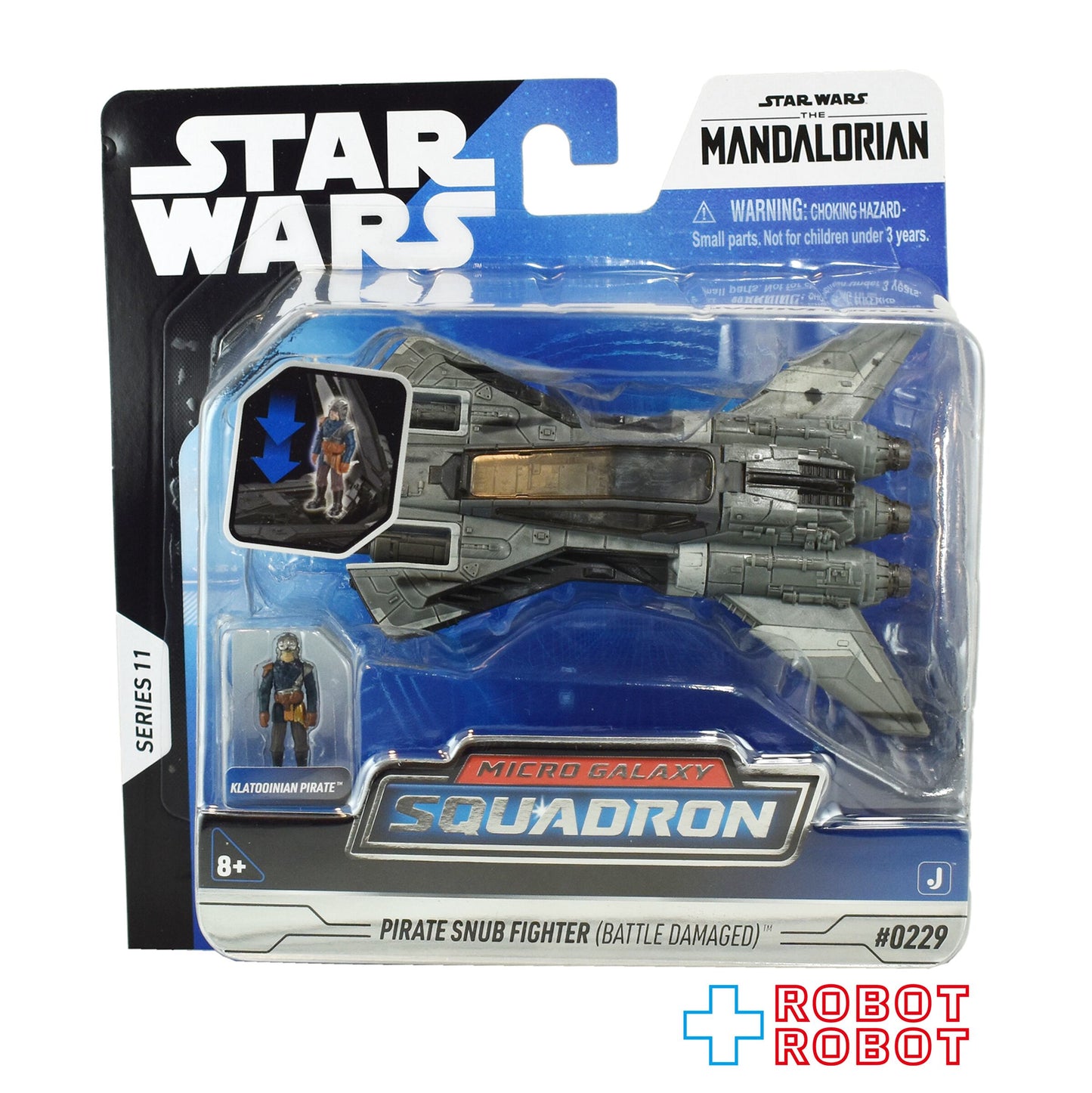 スター・ウォーズ マイクロ・ギャラクシー スターファイター・クラス シリーズ11 海賊のスナブ・ファイター (バトルダメージ) 国内版 未開封