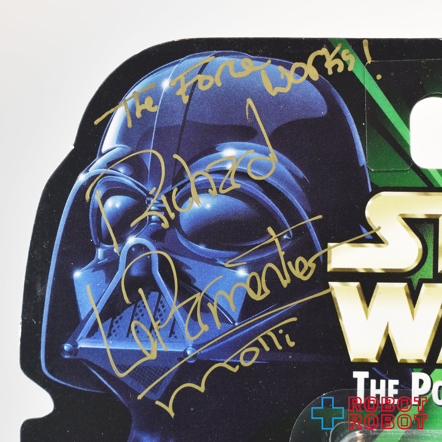 スター・ウォーズ POTF2 コムテック モッティ提督 / リチャード・ル・パルメンティエ氏 サイン入り 保証書付 3.75インチ アクションフィギュア 未開封