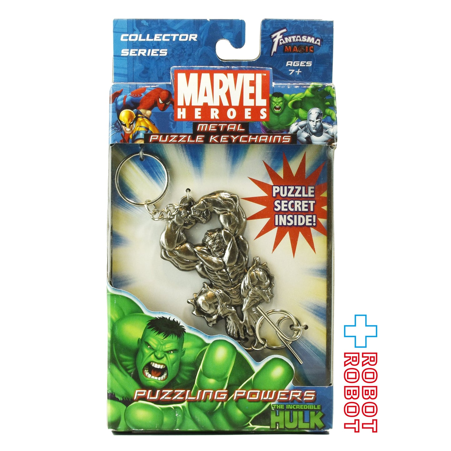 ファンタズマ マーベルヒーローズ ハルク メタルパズル キーチェーン 2007 開封箱付き