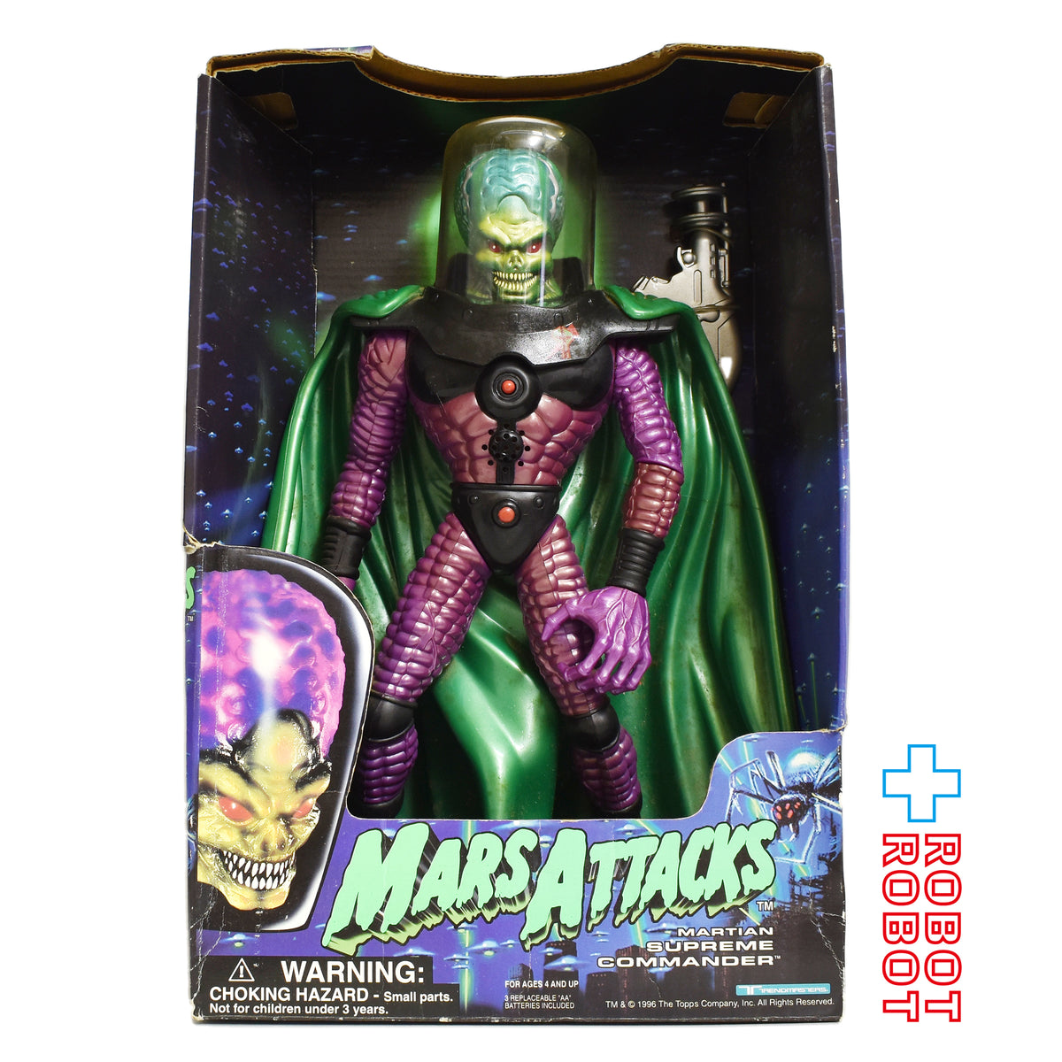 トレンドマスター マーズ・アタック! マーシャン・スーパー・コマンダー 12インチ トーキングアクションフィギュア 1996 箱入