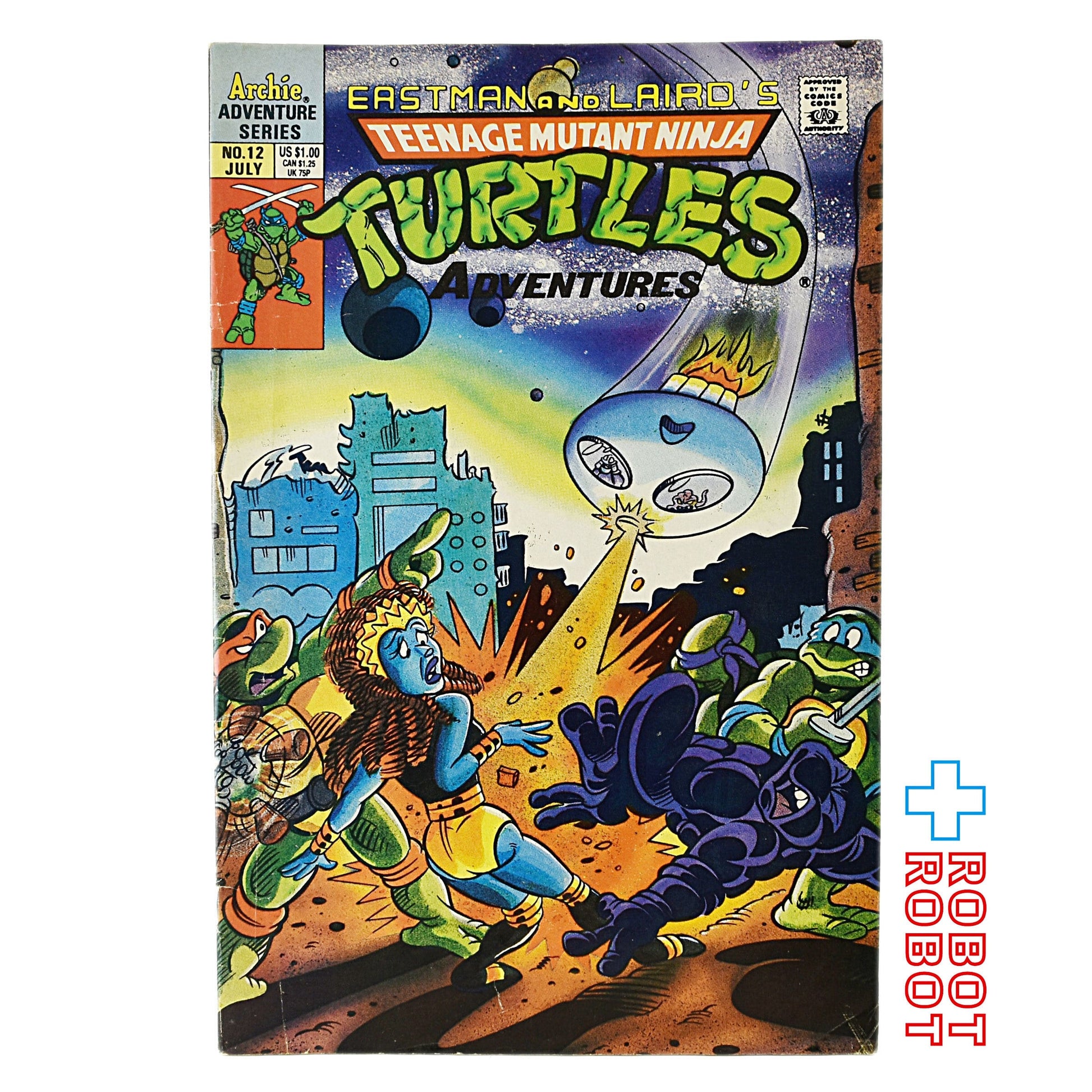 アーキーパブリケーション TMNT ティーンエイジ・ミュータント・ニンジャ・タートルズ コミックス 12巻 1989年7月