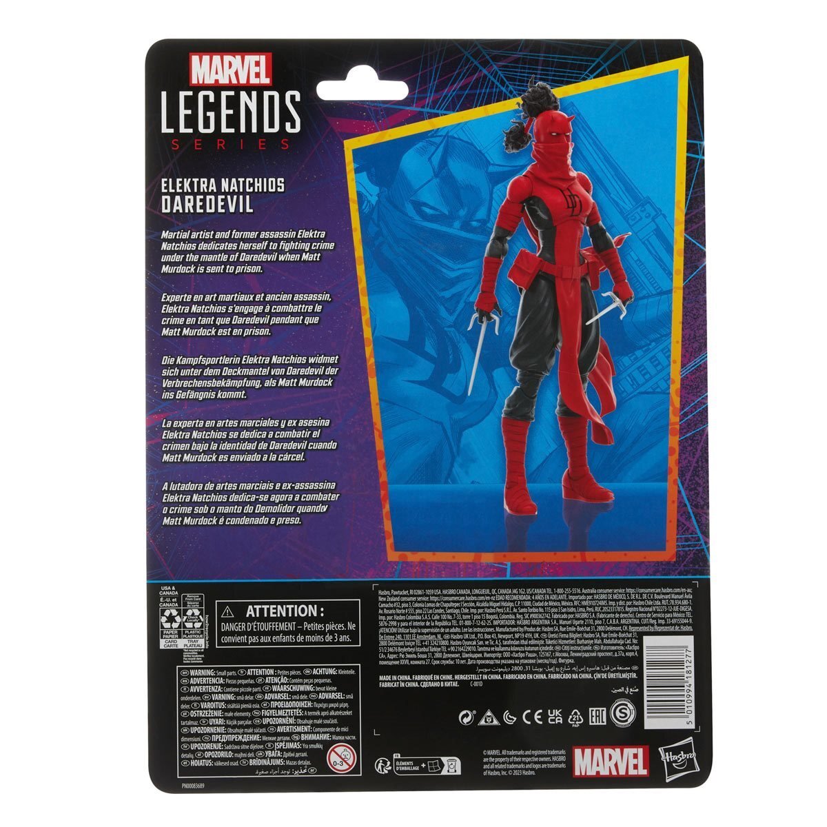 マーベルレジェンド CLASSIC スパイダーマンシリーズ エレクトラ・ナチオス / デアデビル 6インチ アクションフィギュア 未開封