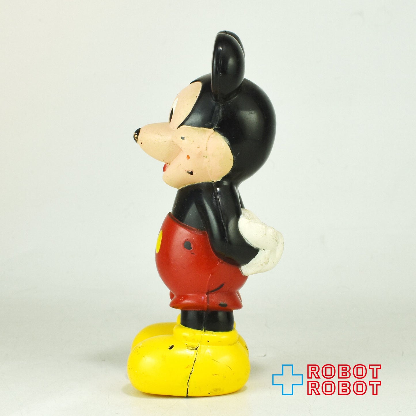 メーカー不明 ディズニー ミッキー 腕組み プラスチック 鉛筆削り ※難あり