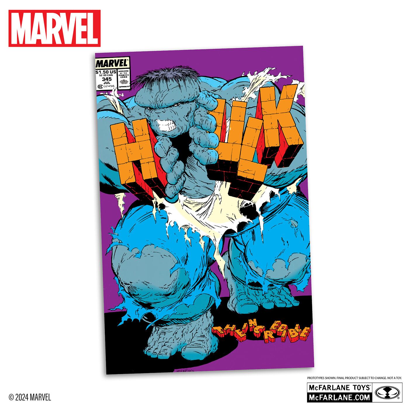 マクファーレン・トイズ マーベル シーン・フィギュア #003 インクレディブル・ハルク トッド・マクファーレン・トイズ／The Incredible Hulk Vol.1 #345 1/6 スタチューフィギュア 未開封