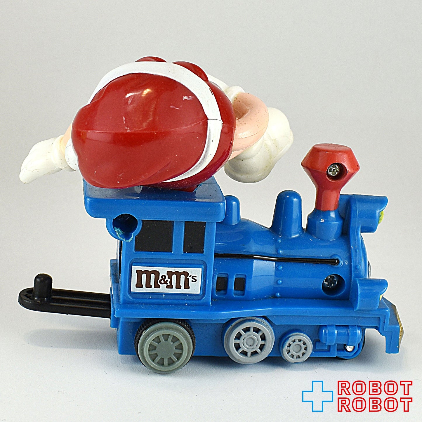 M&M's 2005 クリスマス・トレイン・トッパー レッド サンタハット 青機関車