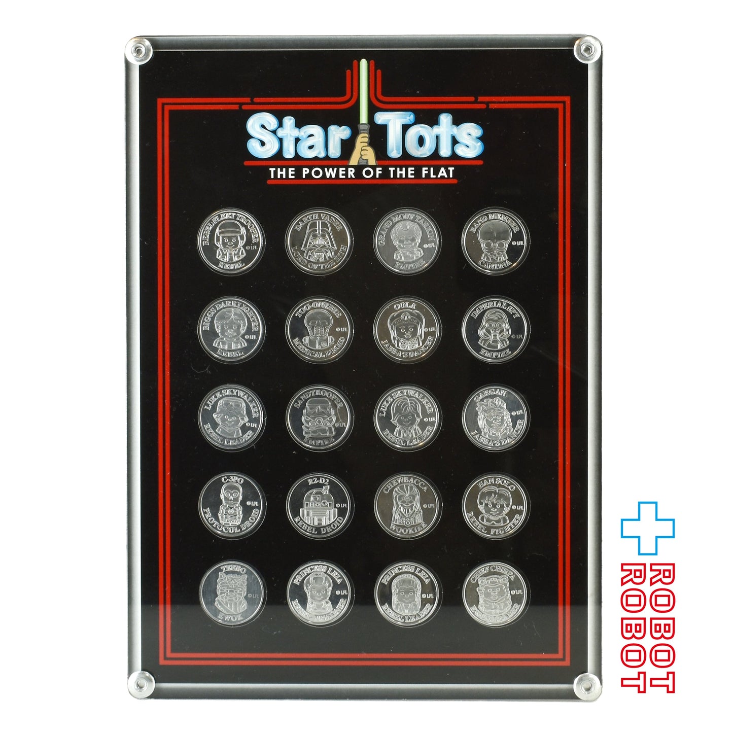 スター・ウォーズ スタートッツ コイン 20種セット ディスプレイフレーム入 セレブレーション シカゴ2019 コレクティングトラック限定