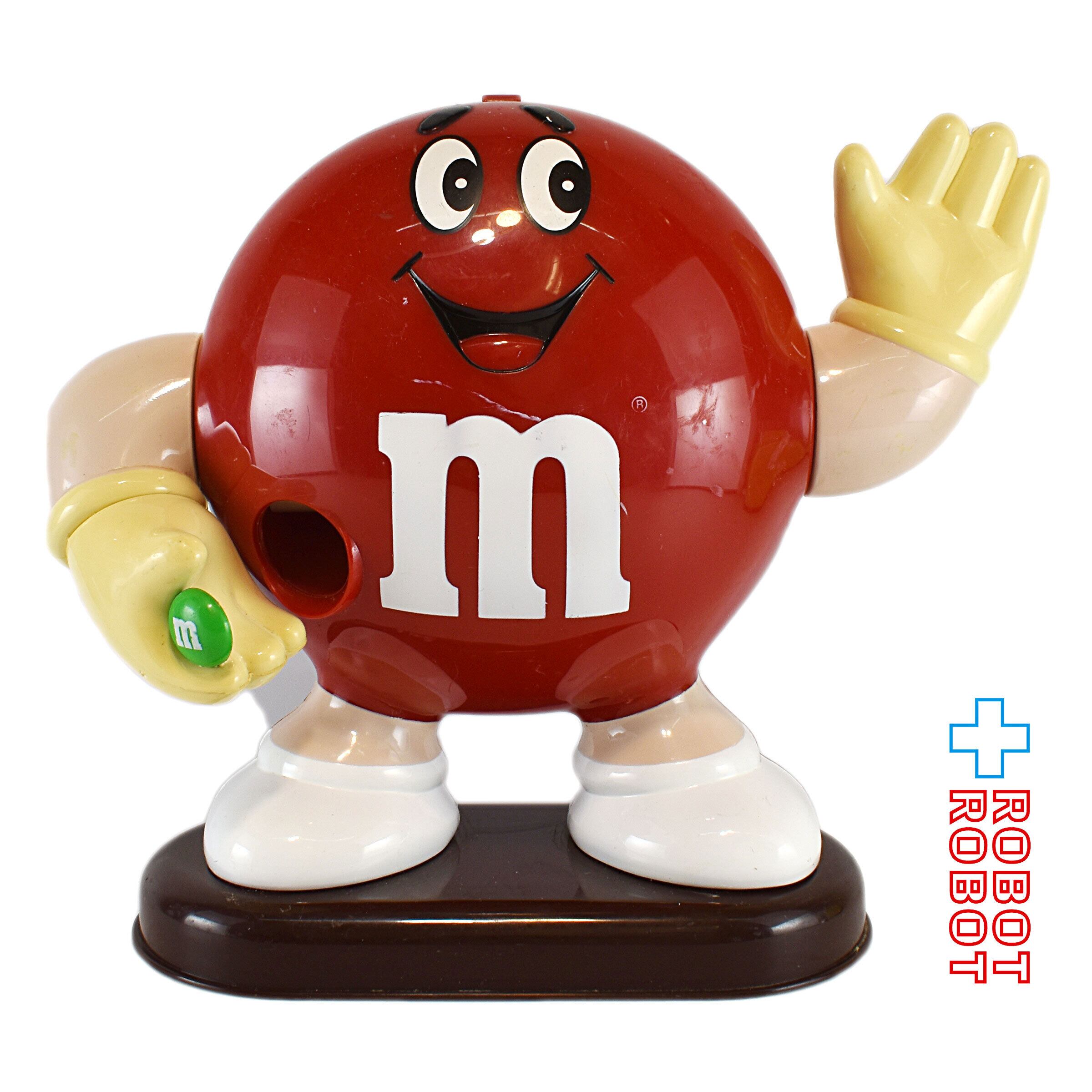 M&M's ディスペンサー　レッド&グリーン M&M's ディスペンサー レッド グリーンチョコ持ち エムアンドエムズ