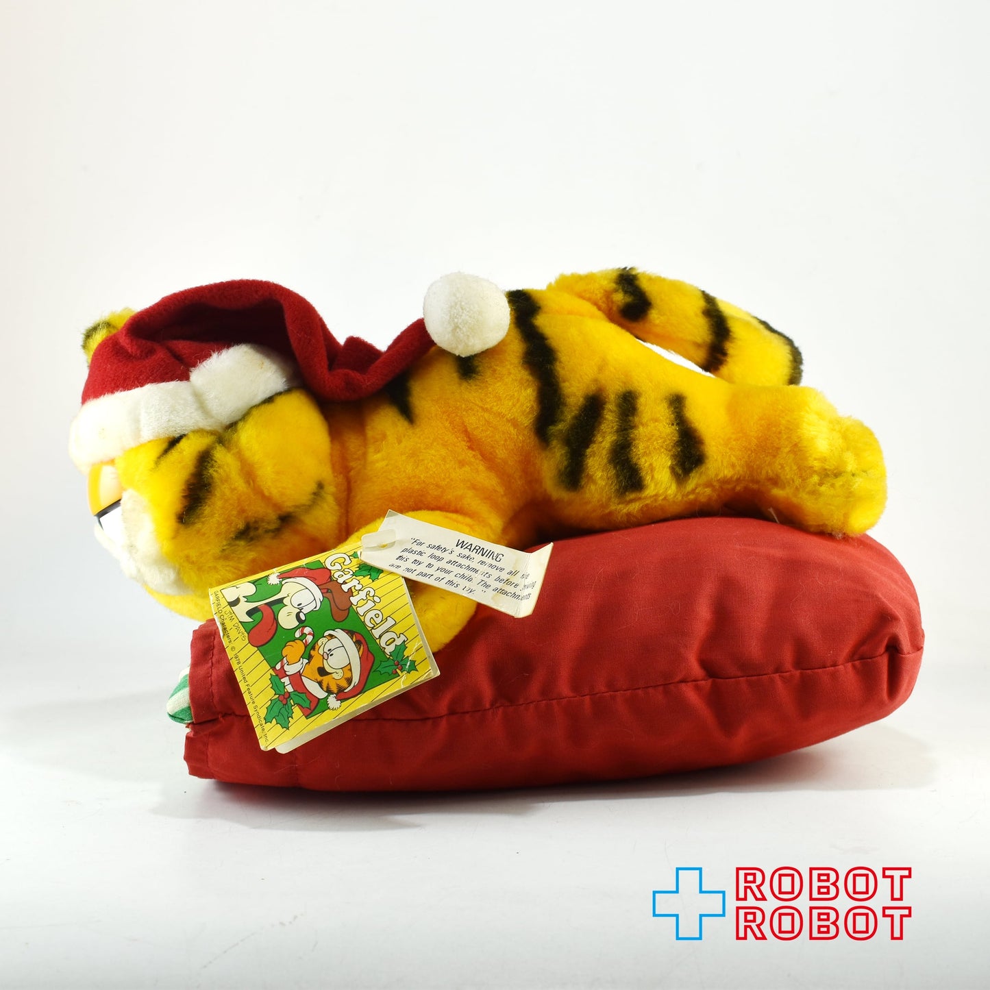 Dakin ガーフィールド ぬいぐるみ 枕の上でお昼寝 紙タグ付き 1981