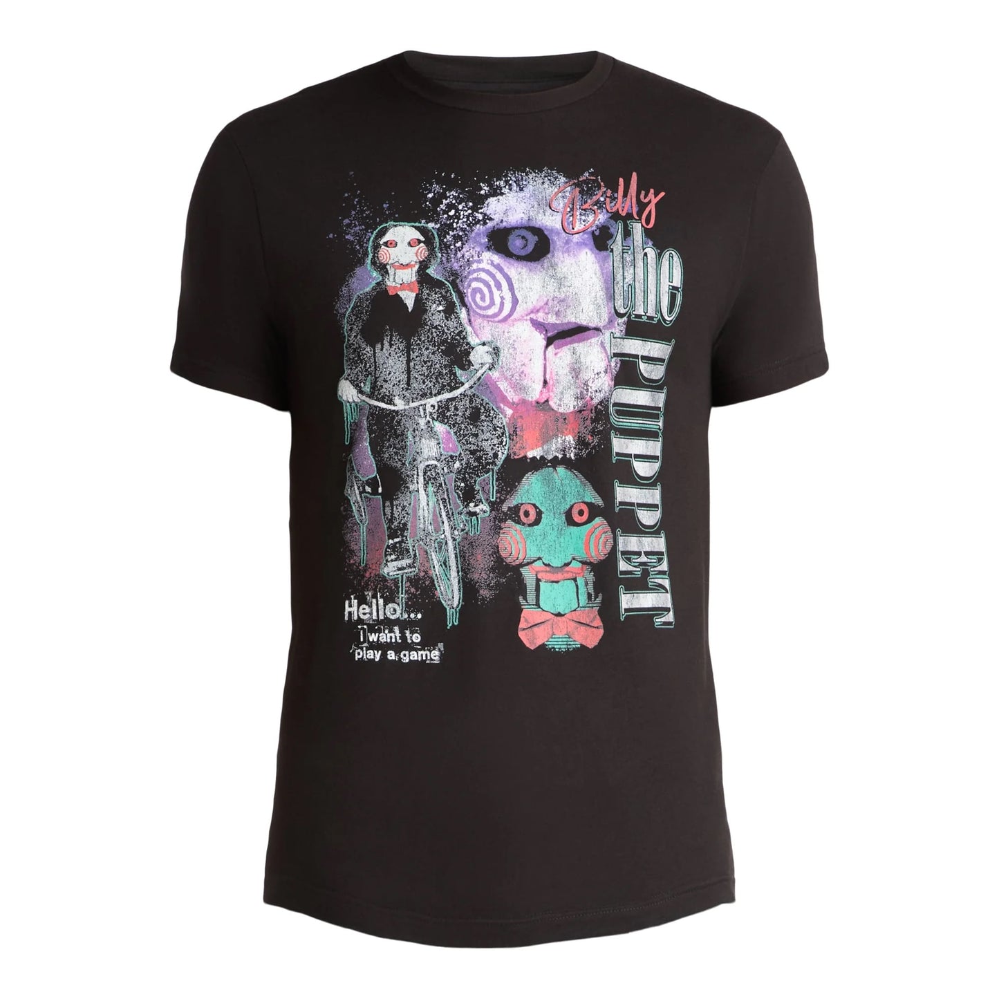 SAW ソウ Billy the PUPPET グラフィック Tシャツ ブラック