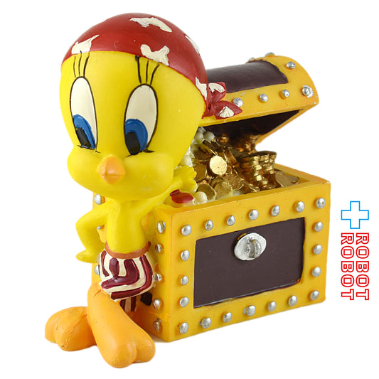 ルーニー・テューンズ トゥイーティー 海賊 w/宝箱 ミニフィギュアリン