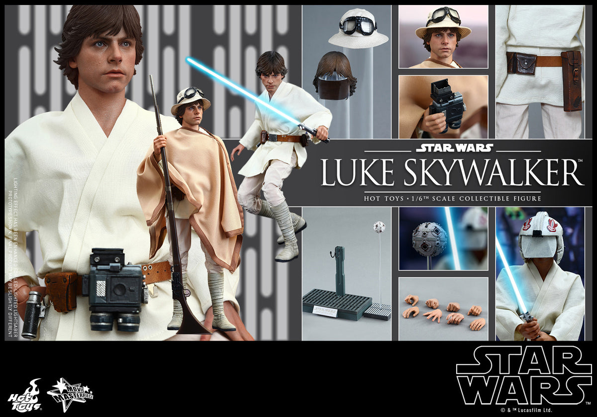 ホットトイズ スター・ウォーズ ルーク・スカイウォーカー ムービー・マスターピース 新たなる希望１／６ フィギュア 未開封