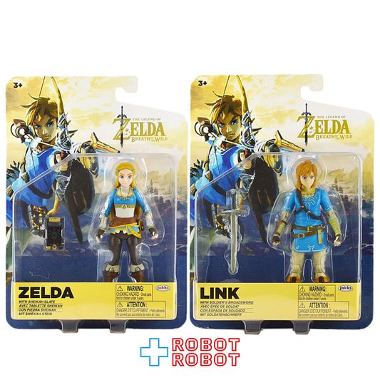 ジャックス ゼルダの伝説 ブレス オブ ザ ワイルド ゼルダ＆リンク アクションフィギュア セット 未開封