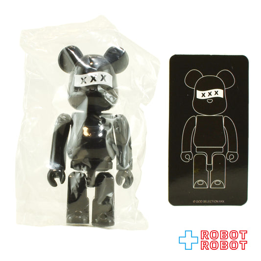 メディコム ベアブリック BE@RBRICK 100% [シリーズ 36] SECRET GOD SELECTION XXX 黒 内袋未開封 カード有り 箱無し ４号店商品