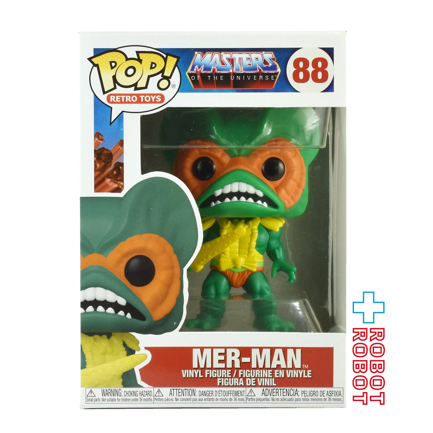 ファンコ POP! レトロ トイ マスターズ・オブ・ザ・ユニバース 88 マーマン ビニールフィギュア 箱入