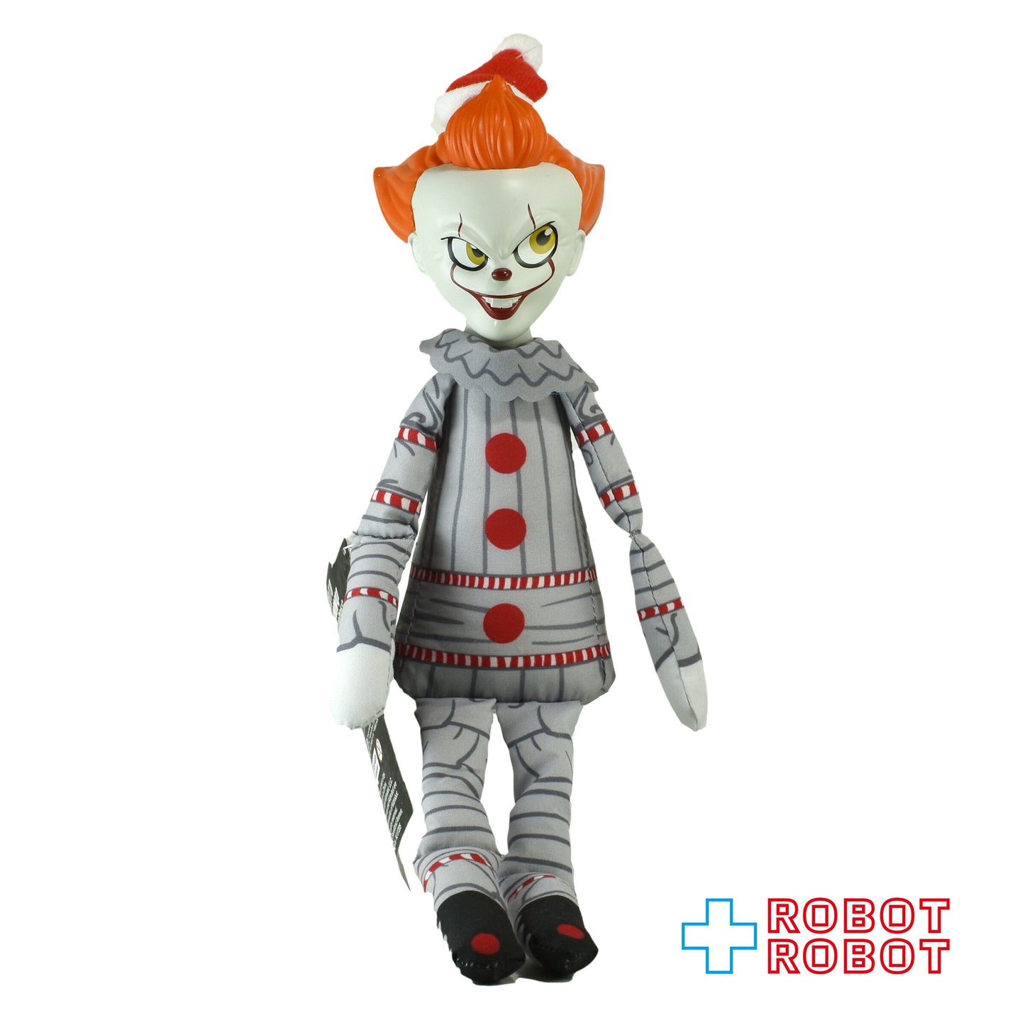 キッドロボット IT / イット “それ”が見えたら、終わり。ペニーワイズ 8インチ ロト ファニープラッシュ ホリデーホリブル ぬいぐるみ人形 紙タグ付き