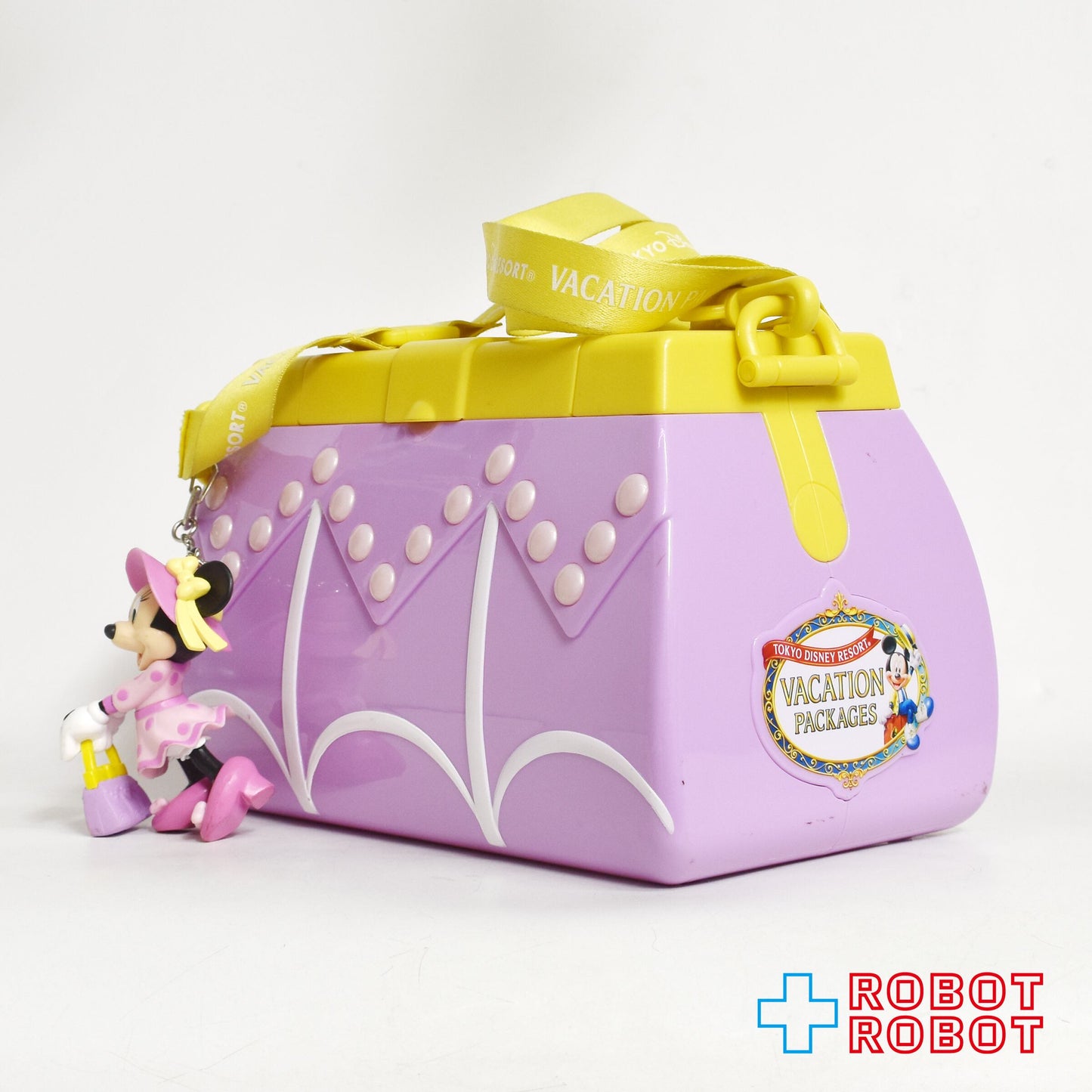 TDR 東京ディズニーリゾート バケーションパッケージ ミニーのバッグ型 ポップコーンバケット フィギュア & ストラップ付き