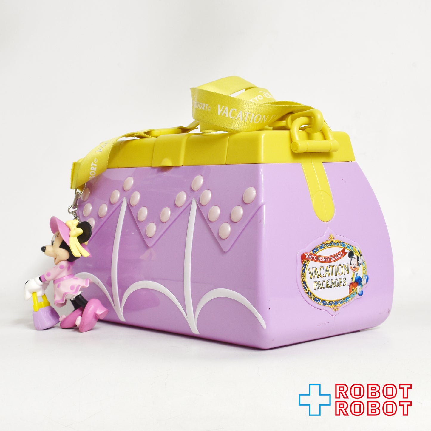 TDR 東京ディズニーリゾート バケーションパッケージ ミニーのバッグ型 ポップコーンバケット フィギュア & ストラップ付き