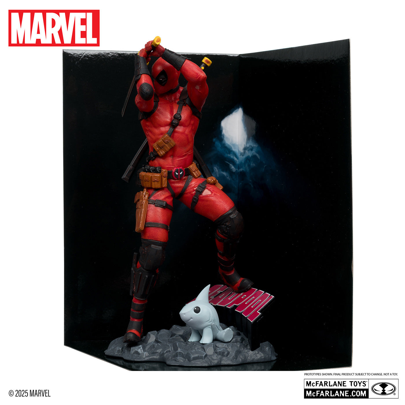 マクファーレン マーベル シーン・フィギュア #025 デッドプール マイク・デオダート / Deadpool Vol.6 #1 1/10 スタチューフィギュア 未開封