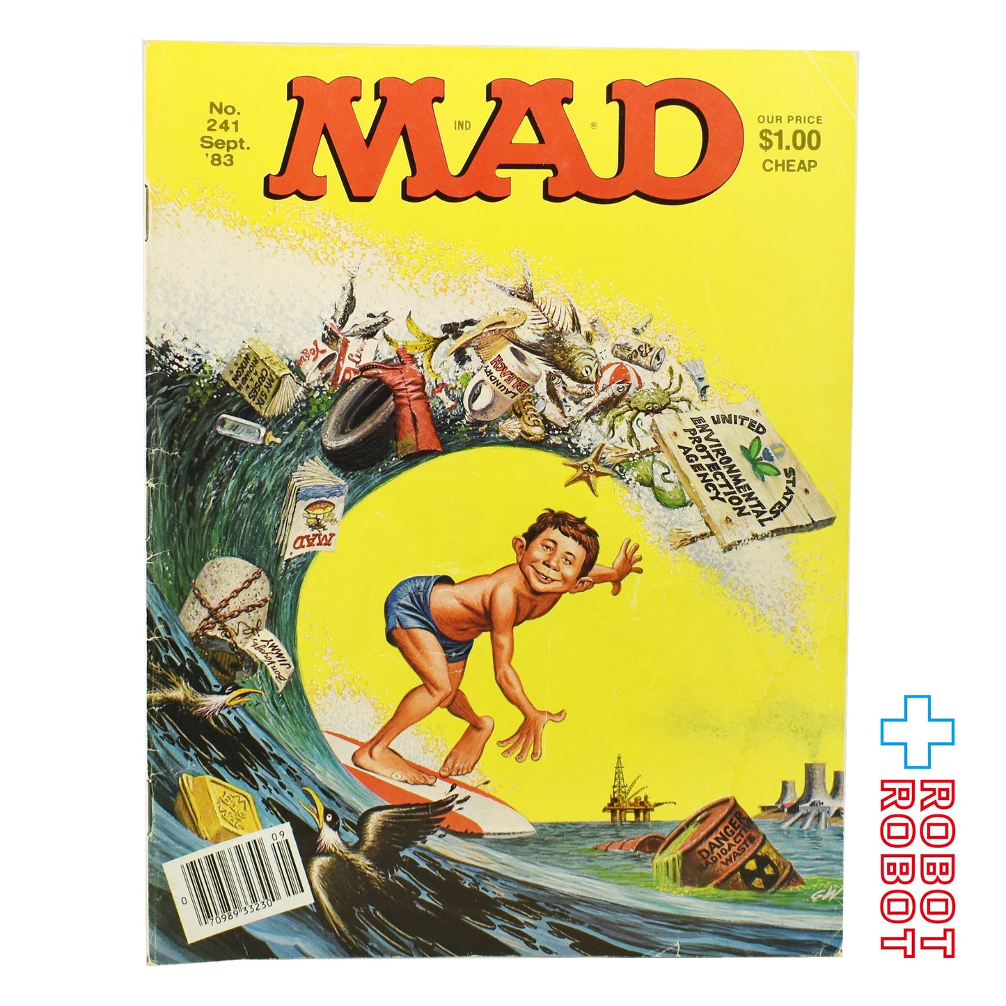 MAD MAGAZINE マッドマガジン no.241 サーフィンのアルフレッド・E・ニューマン September 1983