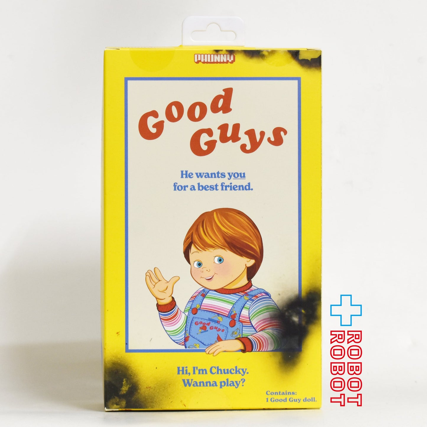 キッドロボット チャイルドプレイ グッドガイ・チャッキー スカー ファニープラッシュ ぬいぐるみ人形 未開封