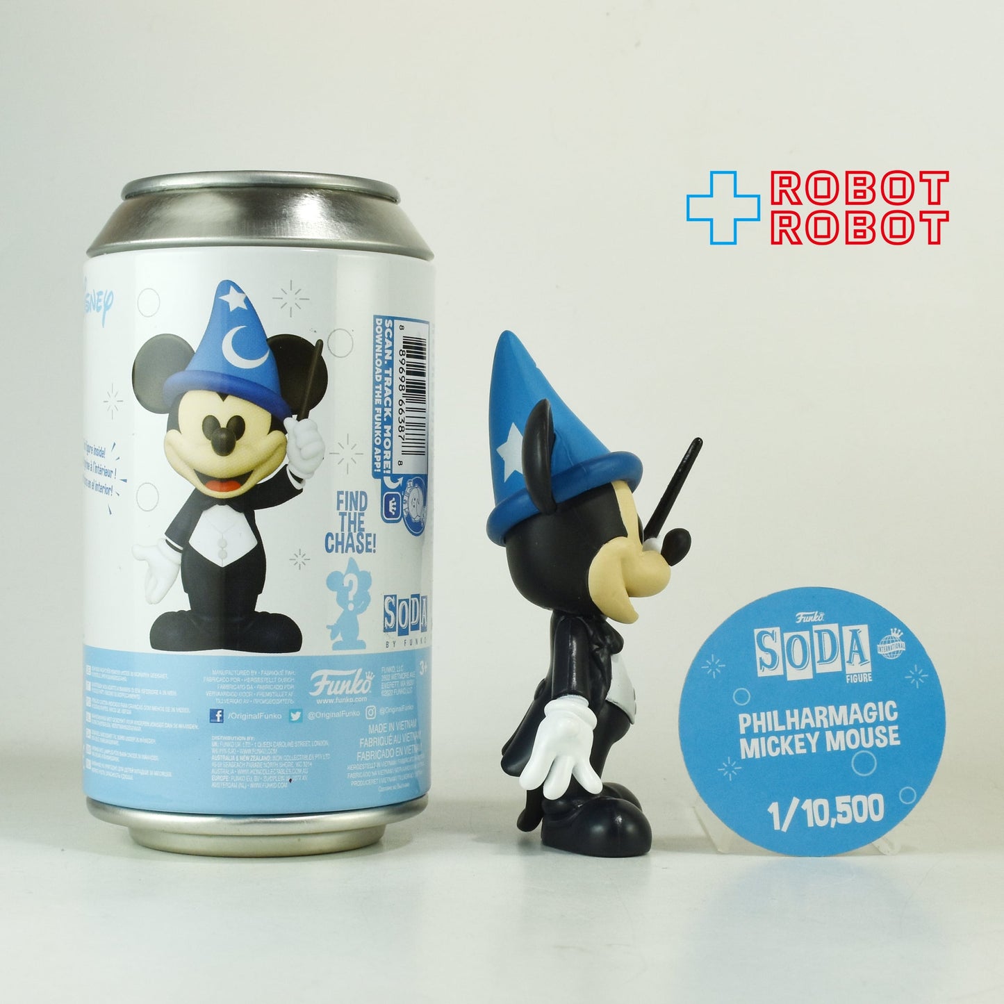 ファンコ SODA ソーダ缶 ディズニー フィルハーマジック ミッキーマウス フィギュア 缶入り