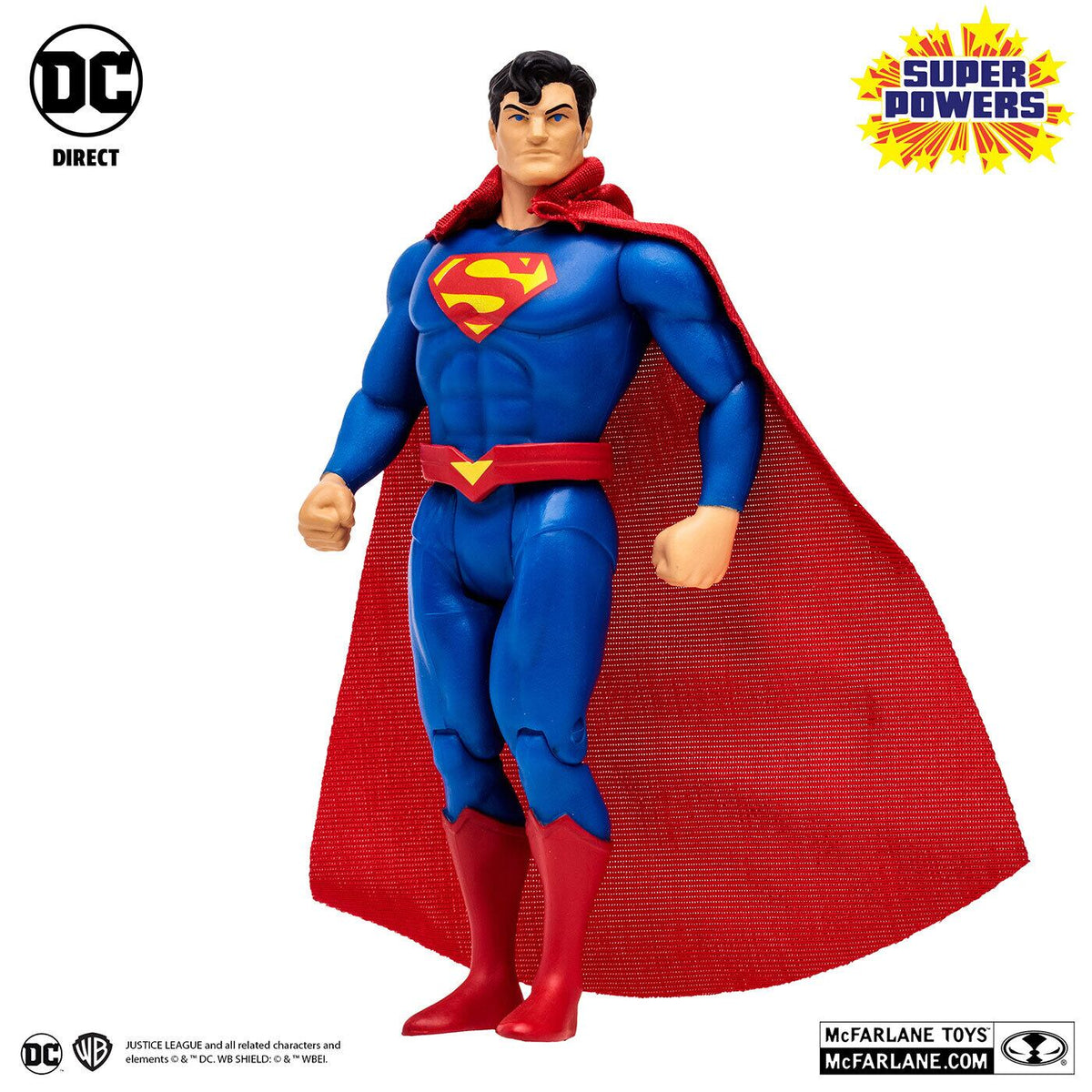 マクファーレン・トイズ DCダイレクト DCスーパーパワーズ #15 スーパーマン (コミック／Superman: Reborn) 4インチ アクションフィギュア 国内版 未開封