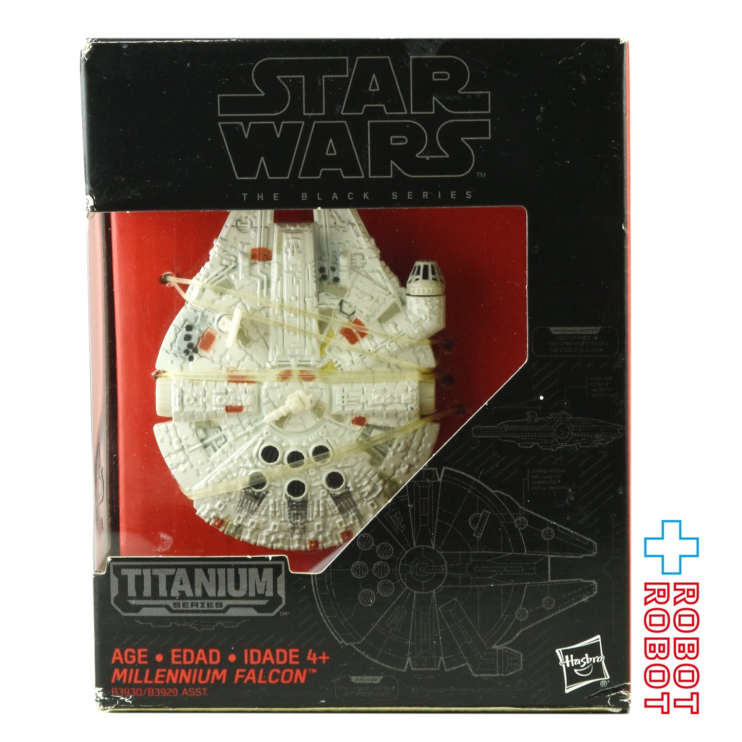 スター・ウォーズ ブラックシリーズ ダイキャストビークル 01 ミレニアム・ファルコン タイタニウム フィギュア 未開封