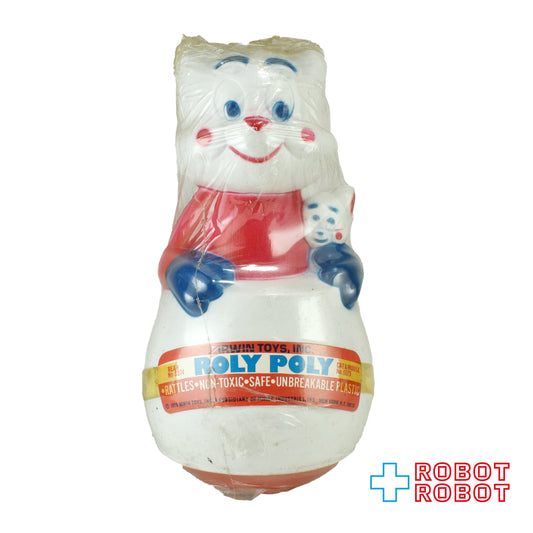 アーウィン・トイズ キャット&マウス ロリーポリー おきあがりこぼし シュリンク包装 1975