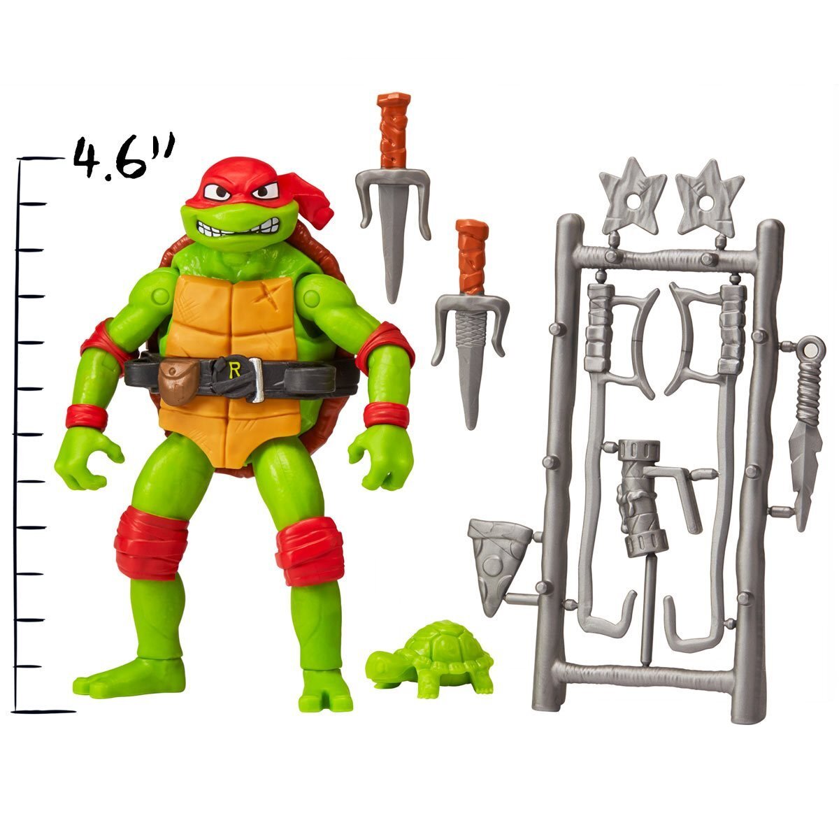 プレイメイツ タートルズ ミュータント・パニック！TMNTラファエロ 4.5インチ ベーシックフィギュア 未開封